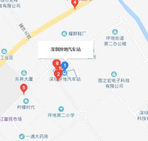 广东深圳坪地汽车站，交通枢纽与地域发展的时代见证者